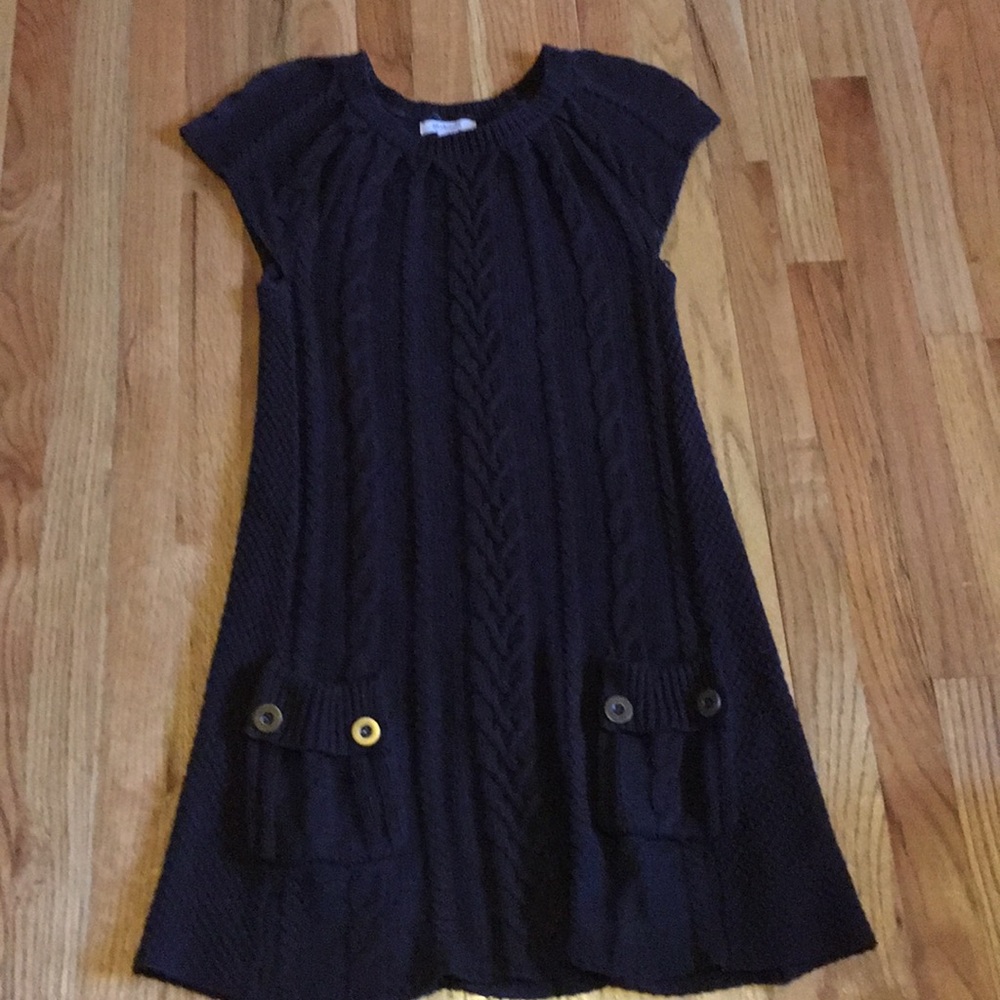 Chocolate brown sweater dress, medium